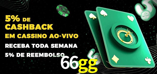 Promoções do cassino ao Vivo 66gg